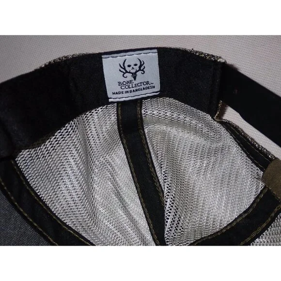 Bone Collector Camo Trucker Snapback Hat Adult Michael Wassal's Series Hunting - Picture 6 of 6